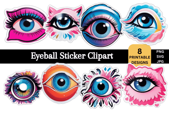 Download Eyeball Sticker Clipart - Eyeball Collection